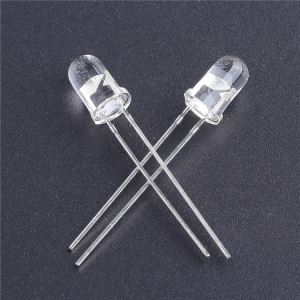 5mm جولة الأسهم المصابيح الدافئة الأبيض